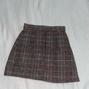 Checkered Mini Skirt